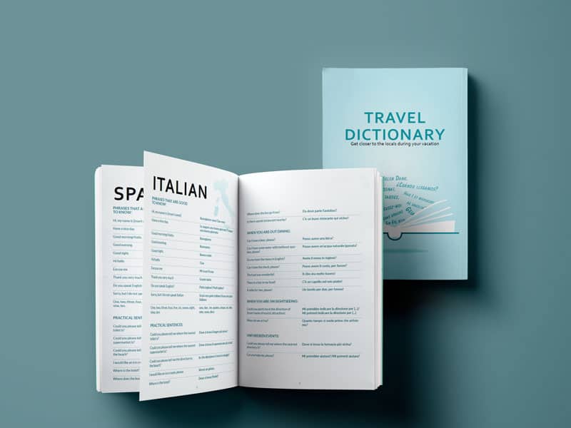 Travel dictionary – get closer to the locals during your vacation