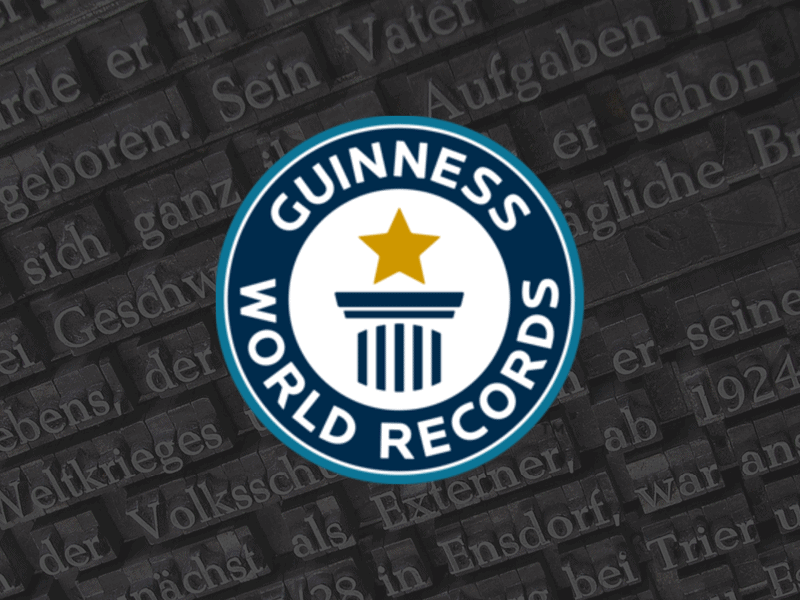 GUINNESS sprogrekorder – VERSION 2
