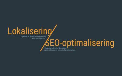 Gjør suksess på lokale markeder med godt lokaliserte og SEO-optimaliserte tekster. Men hvorfor er det viktig, og hva er forskjellen?